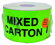 LABEL MIXED CARTON 3X5 (RL) 500 PER ROLL - Label Protectors